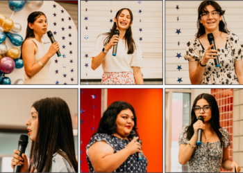 Estudiantes de San Luis Conquistan el Escenario en evento de Oratoria