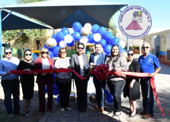 GESD #32 inauguró proyectos de mejoras escolares en sus planteles