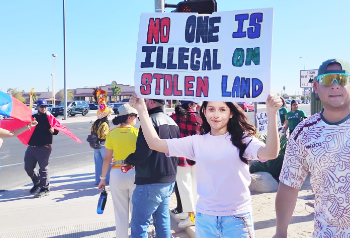 Protestan en Yuma contra  medidas radicales de Trump