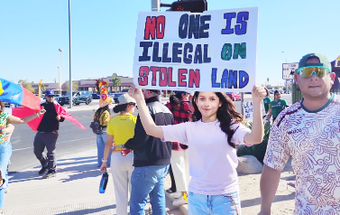 Protestan en Yuma contra medidas radicales de Trump