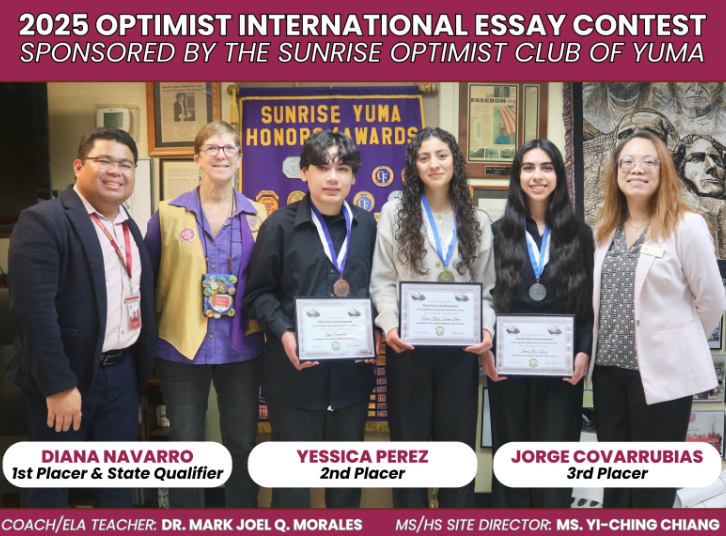 HPA arrasa en Concurso de  Ensayos Optimist International 2025