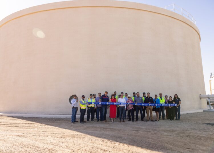 San Luis Completa su Primer Tanque de  Almacenamiento de Agua de Concreto