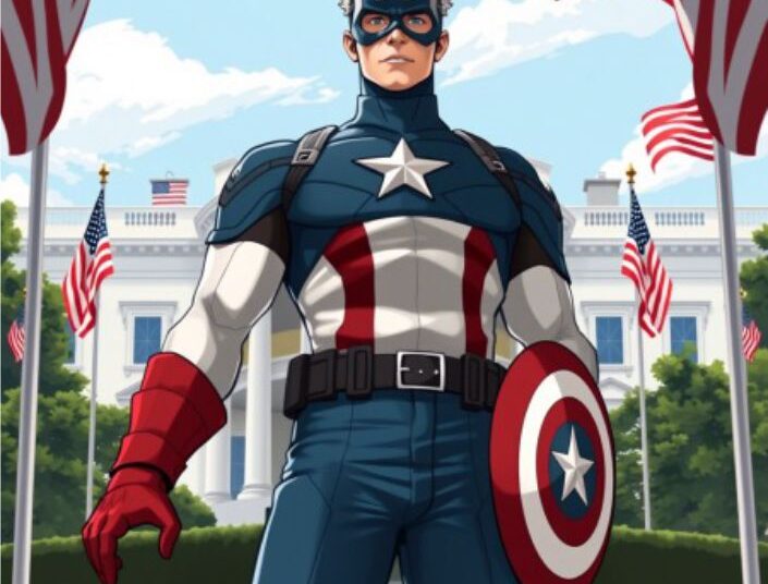 Que pasaría si el Capitán América fuera presidente