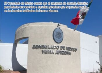 Consulado mexicano realizará  Jornada Sabatina este 12 de julio